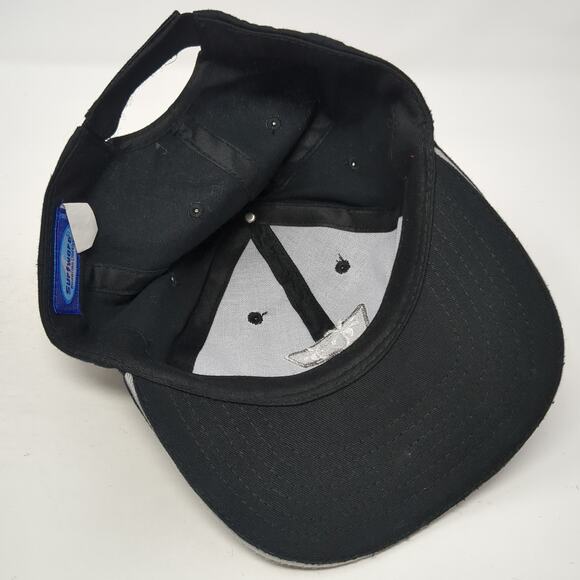 Hawaii Strapback Baseball Cap Black One Size Adjustable 6 Panel Surfware - Picture 7 of 9